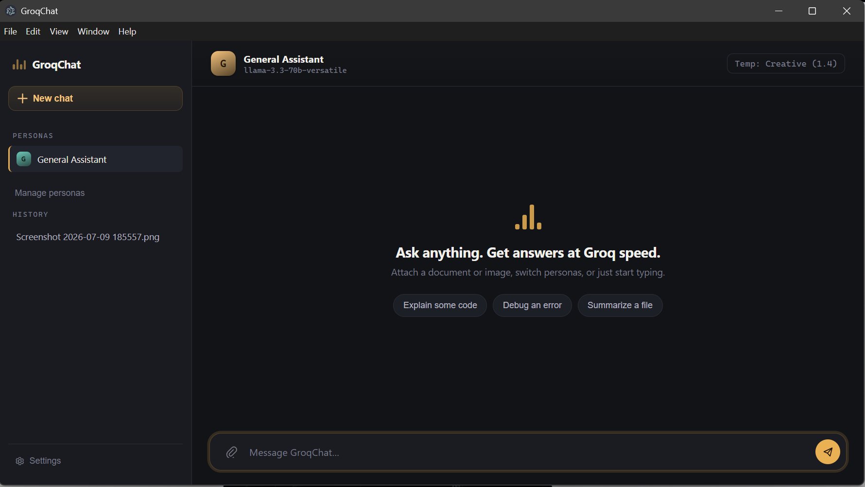 AI Chatbot assistant preview