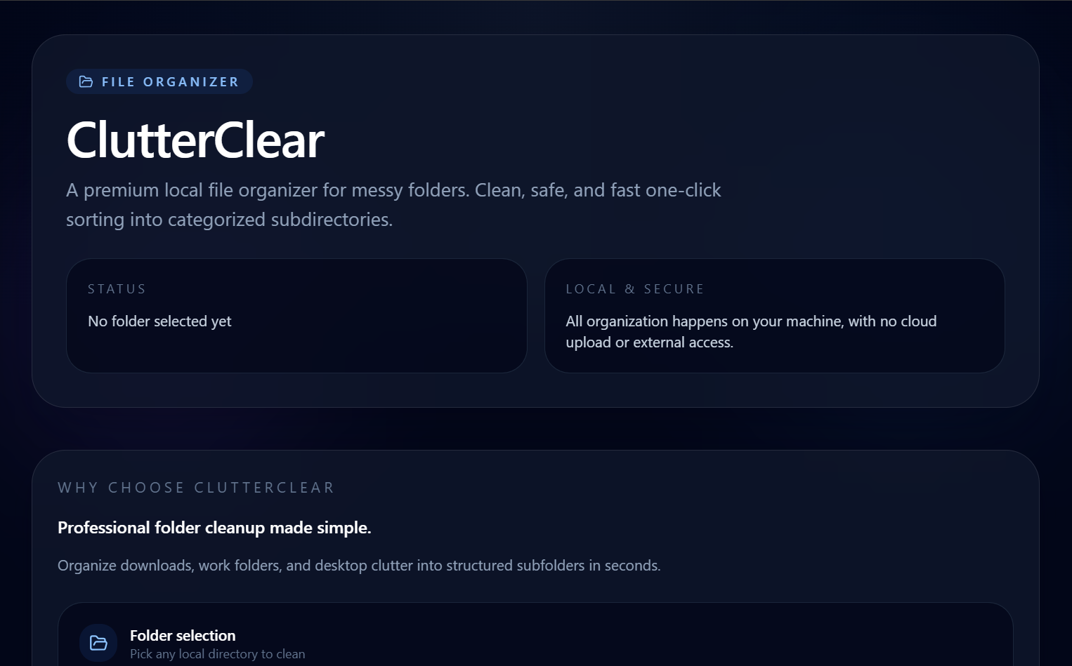 SmartFile Organizer desktop tool preview